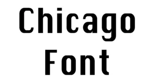Chicago Font