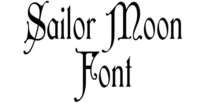Sailor Moon font