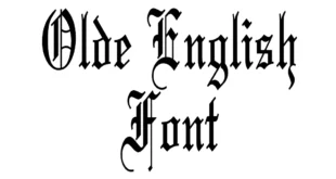 Olde English Font