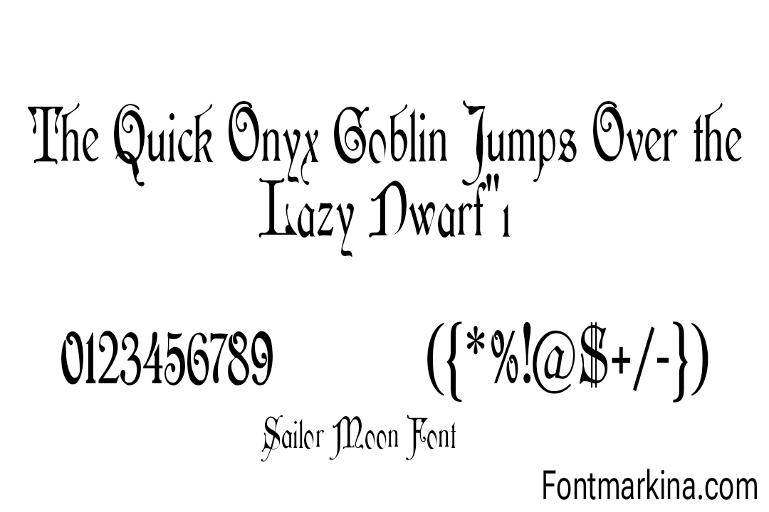 Sailor Moon font
