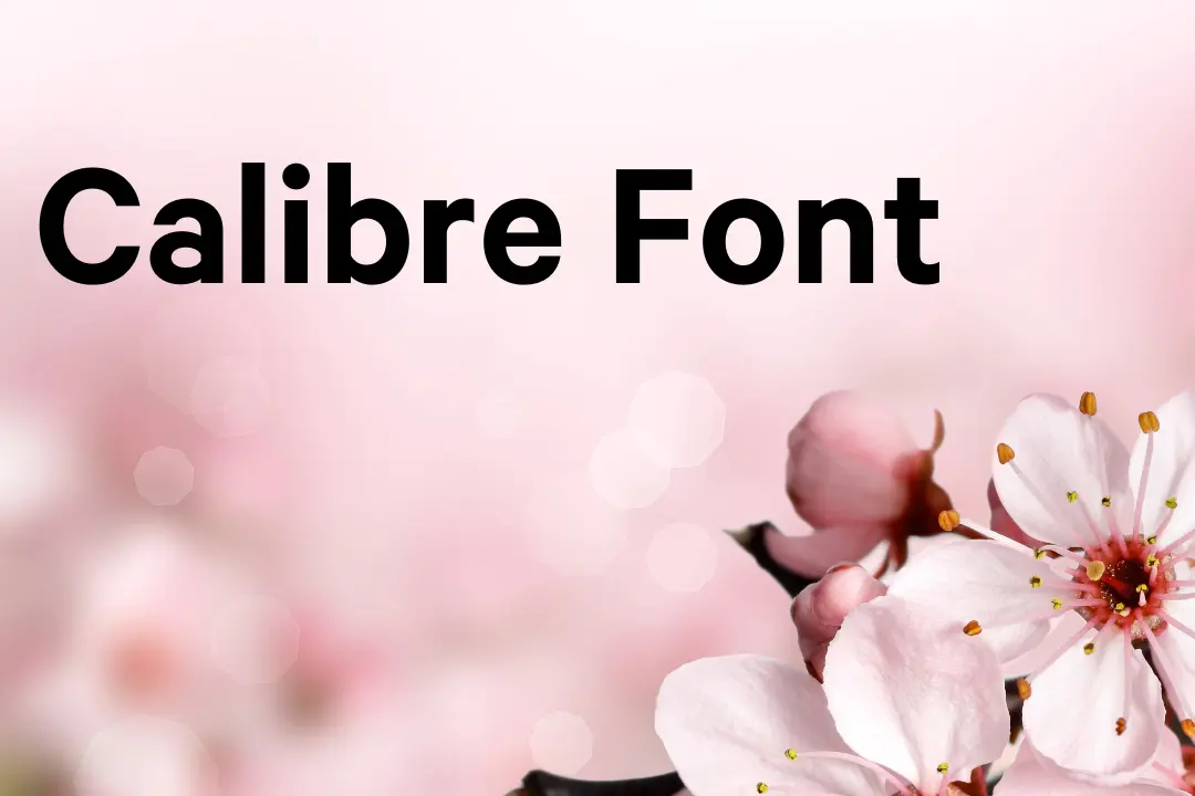 Calibre Font