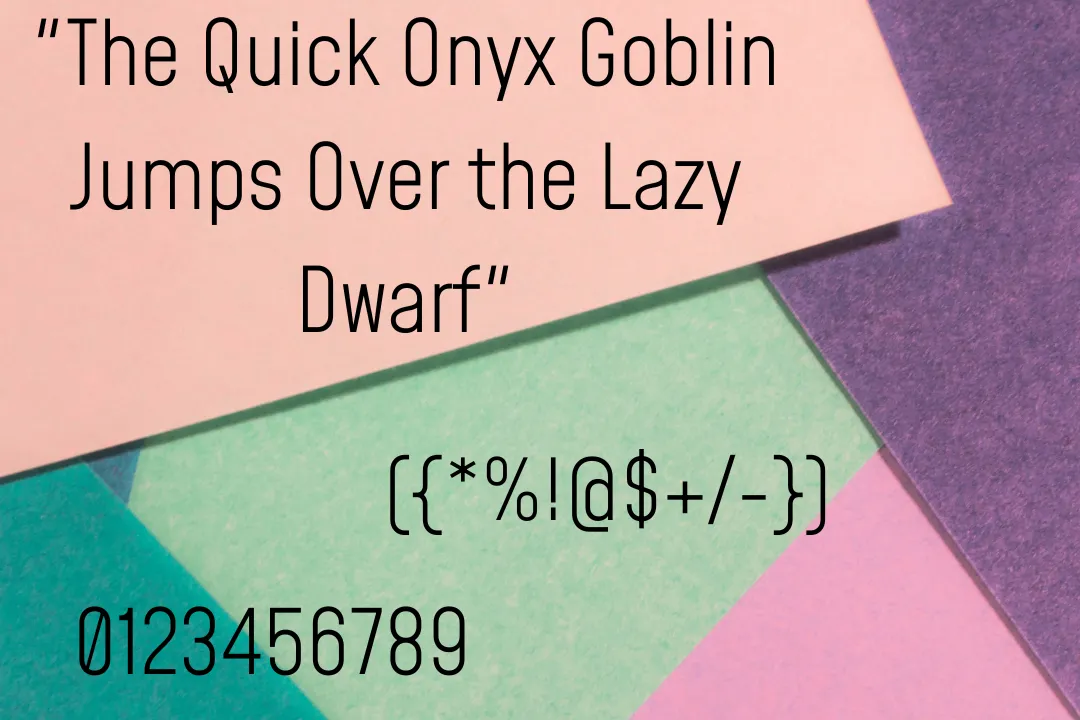 Mohave Font