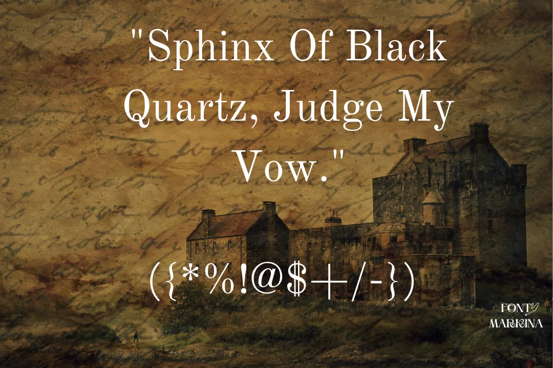 Old Standard Font