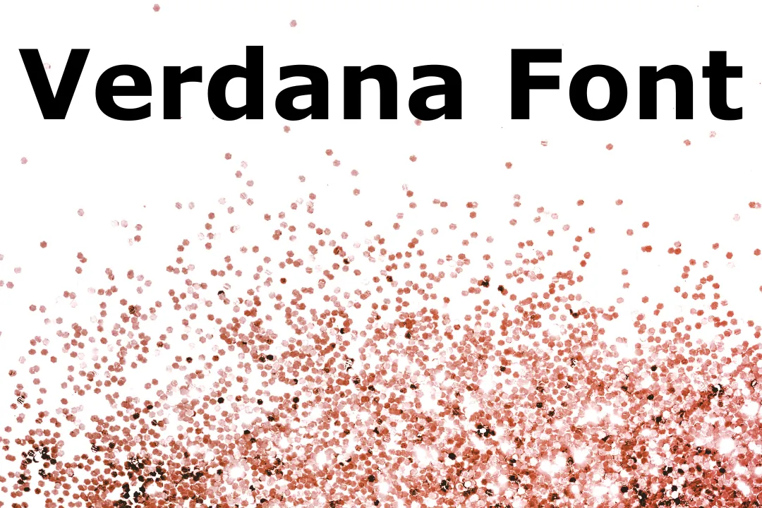 Verdana Font