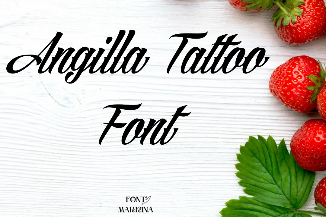 Angilla Tattoo Font