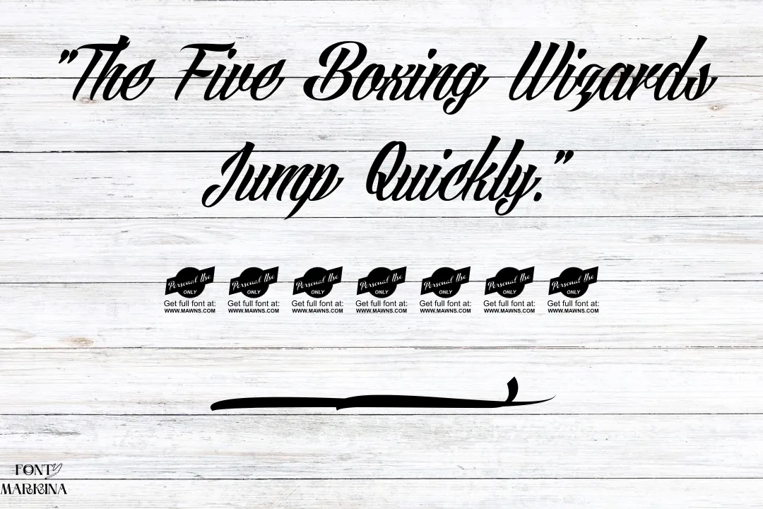 Angilla Tattoo Font