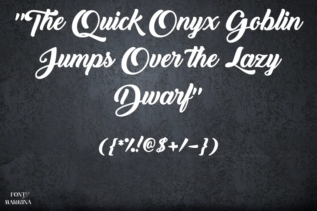 Back To Black Font