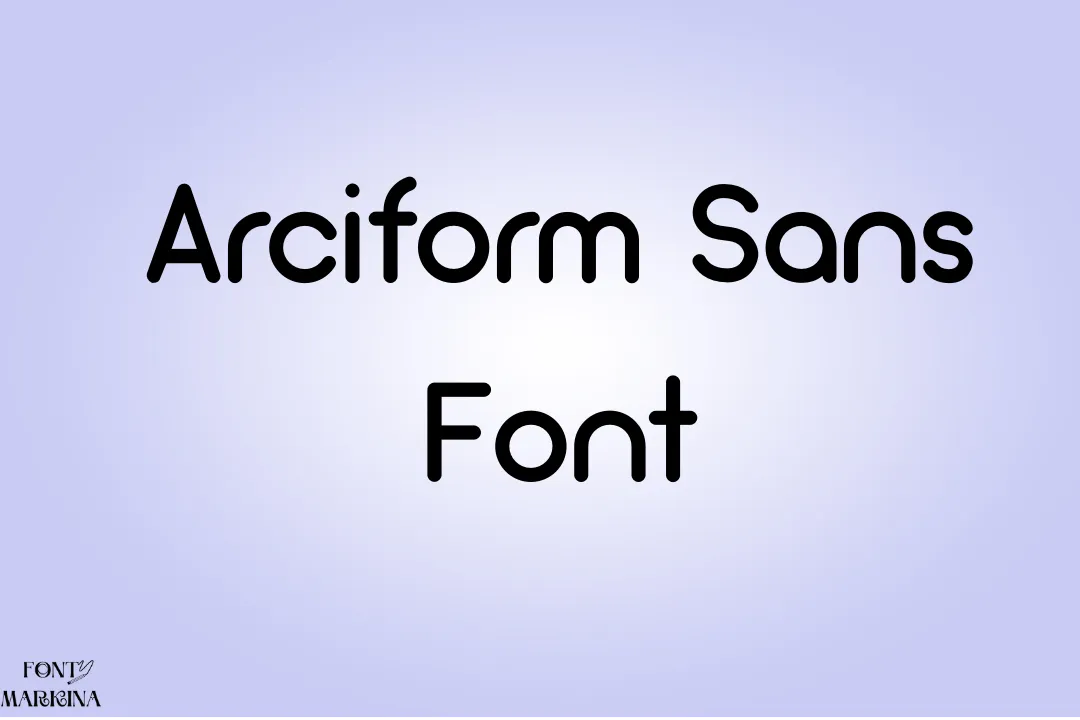 Arciform Font