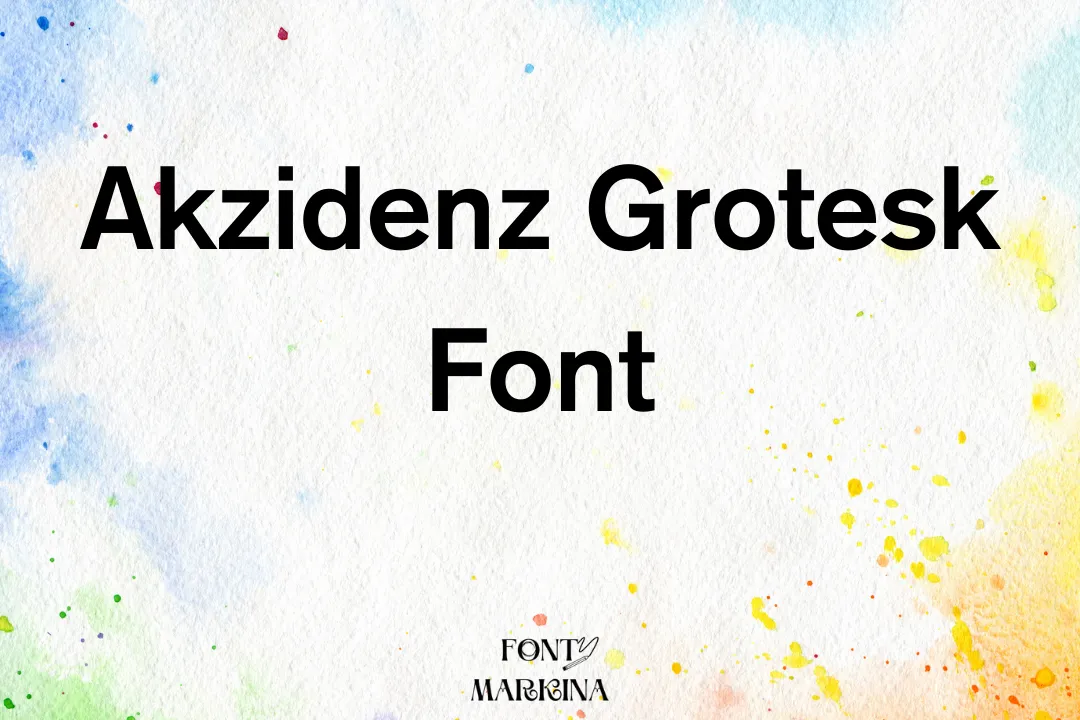 Akzidenz Grotesk Font