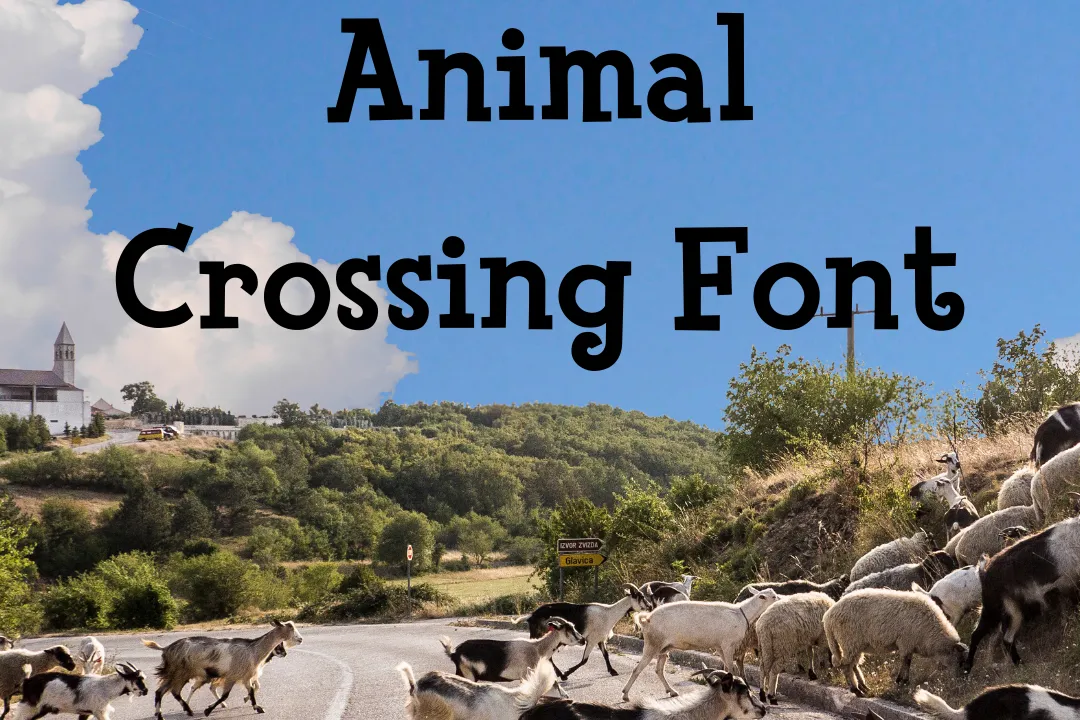 Animal Crossing Font