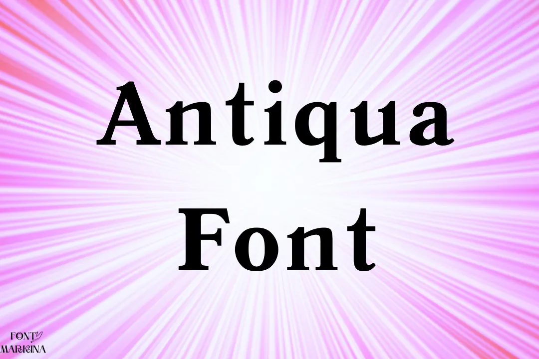 Antiqua Font