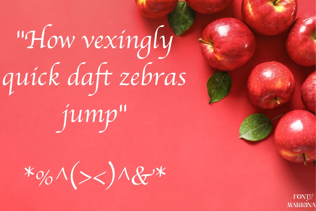 Apple Chancery Font