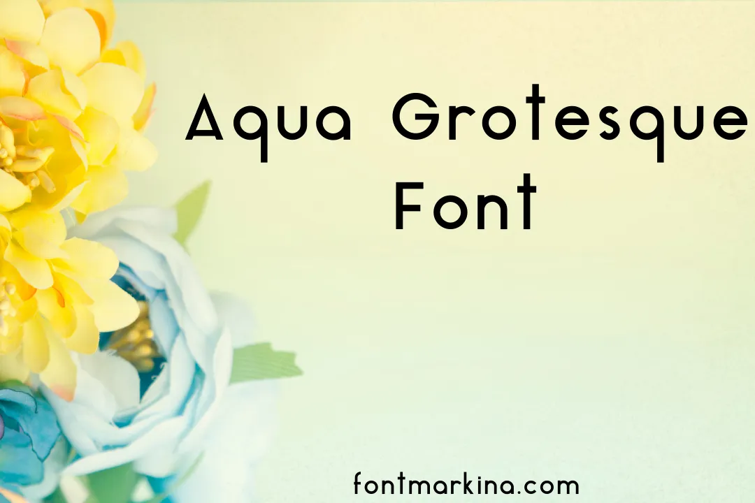 Aqua Grotesque Font