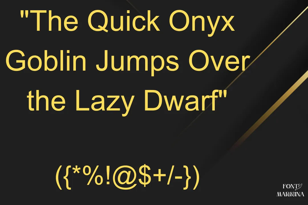 Arial Font