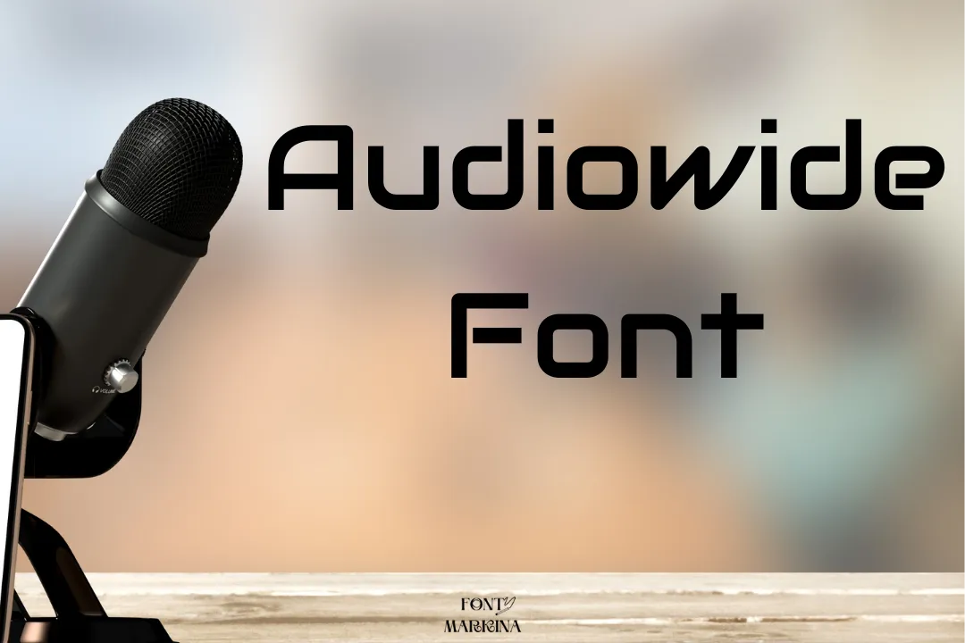 Audiowide Font