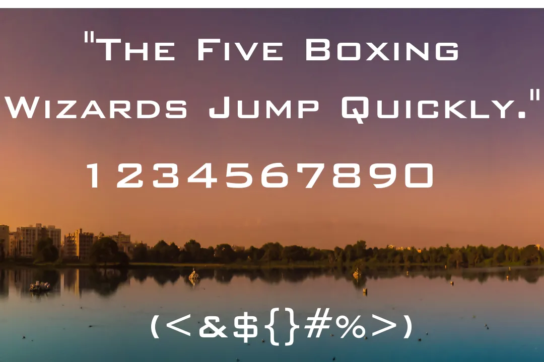 Bank Gothic Font