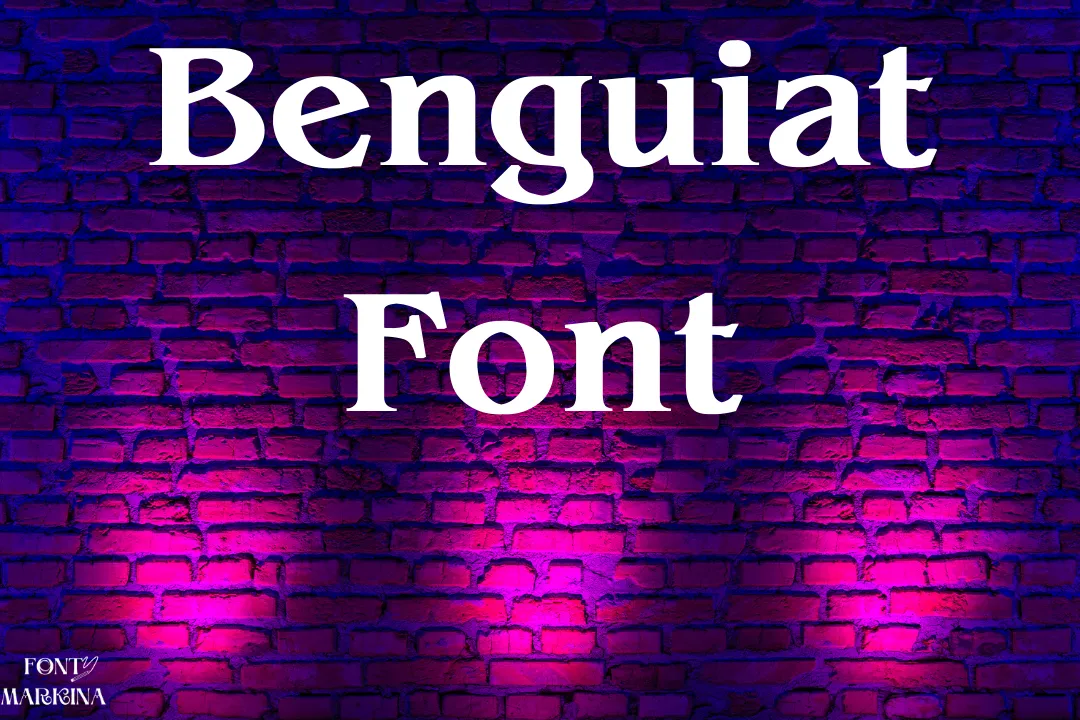 Benguiat Font