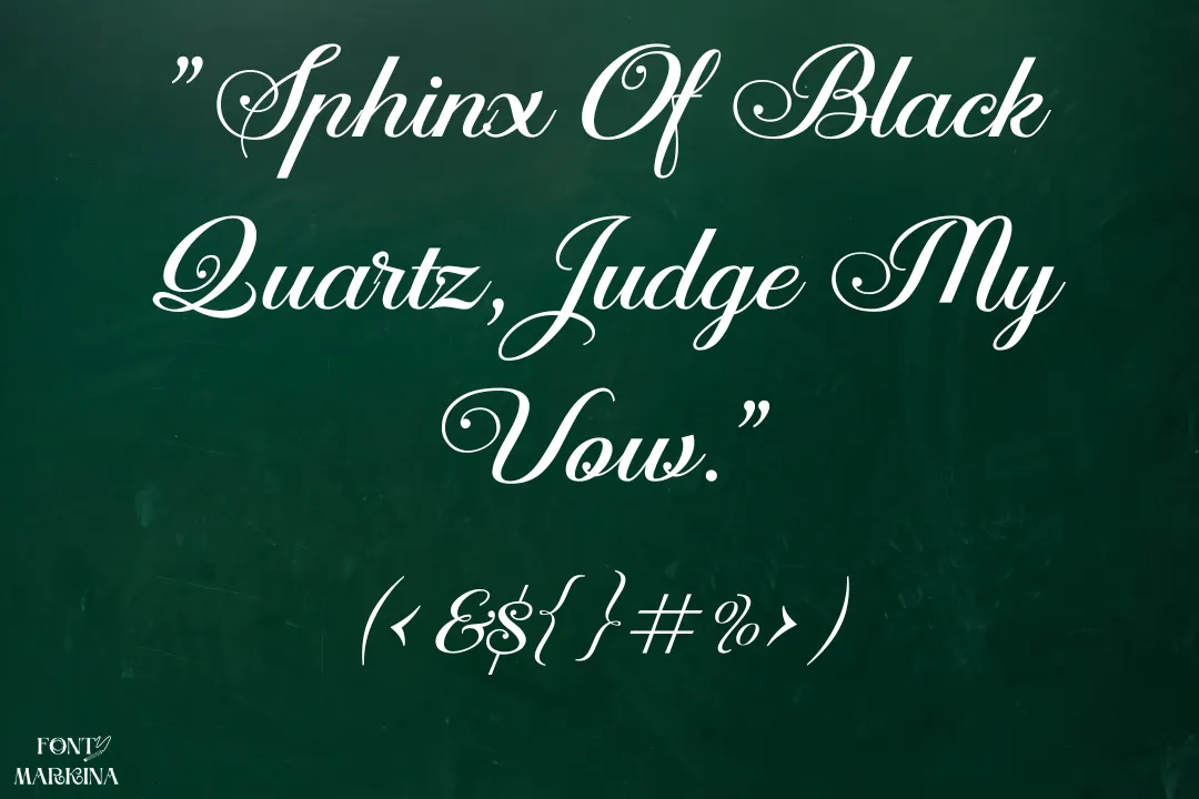 Aaron Script Font