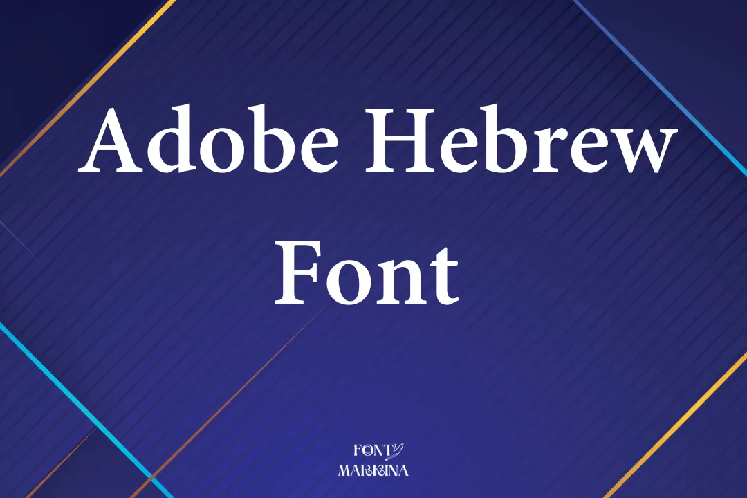 Adobe Hebrew Font