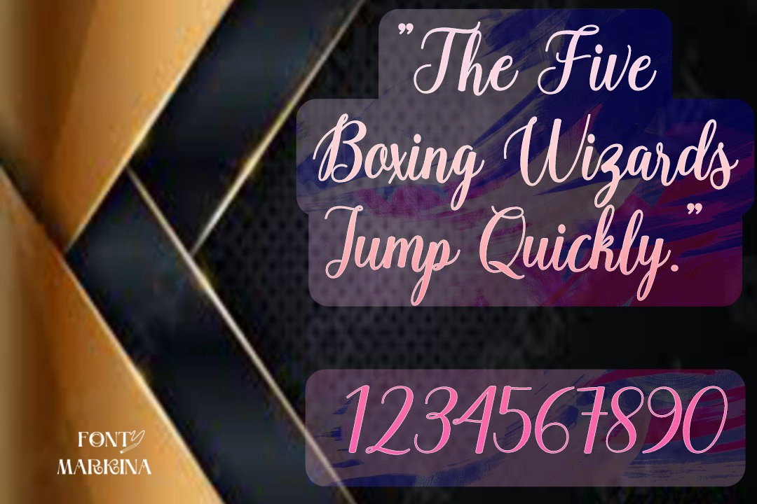 Ballerina Font View