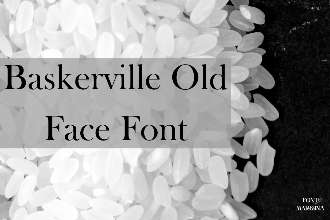 Baskerville Old Face Font