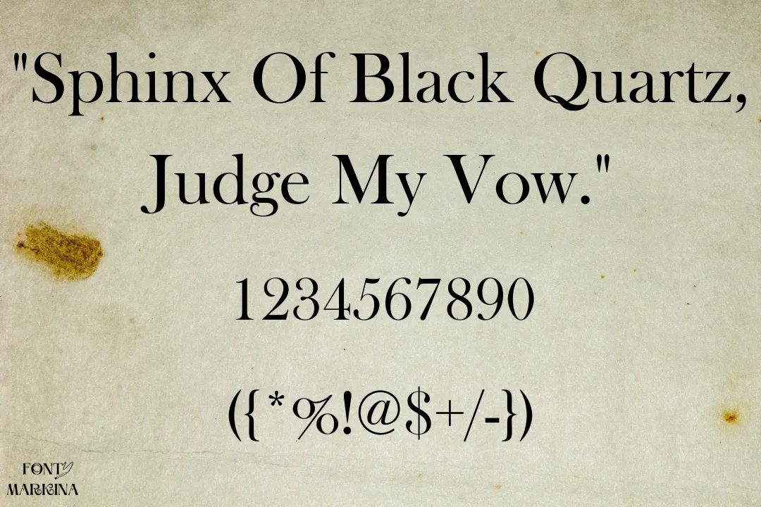 Baskerville Old Face Font