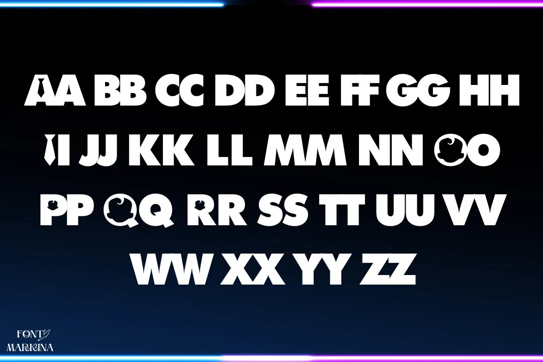 Boss Baby Font View