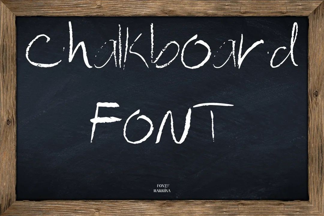 Chalkboard Font