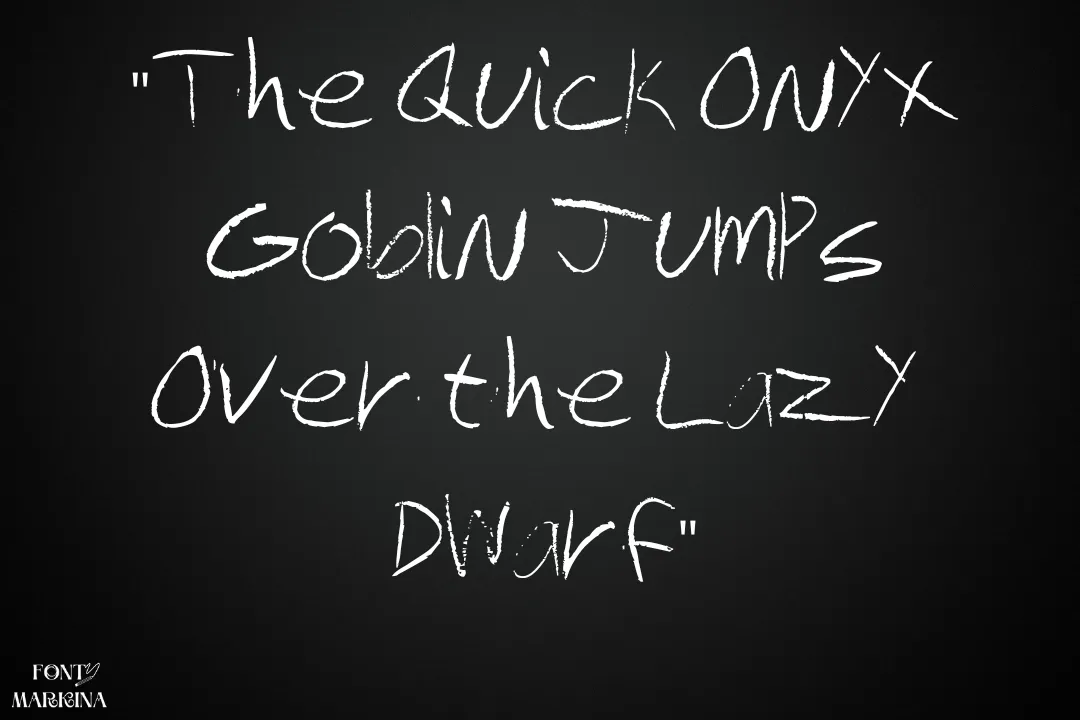 Chalkboard Font