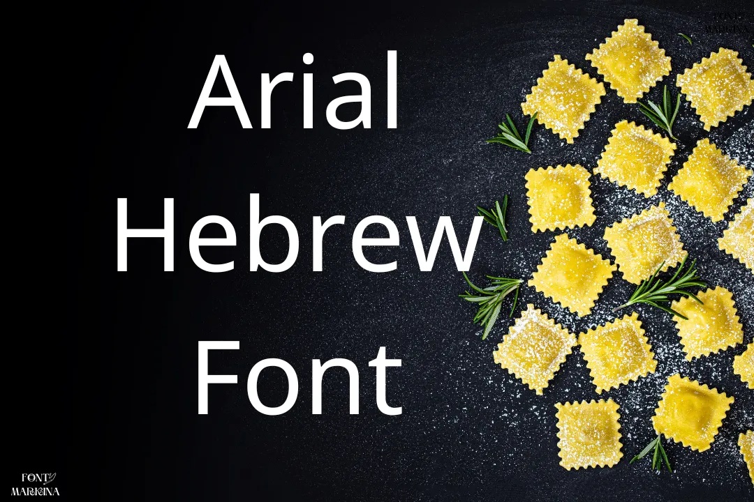 Arial Hebrew Font
