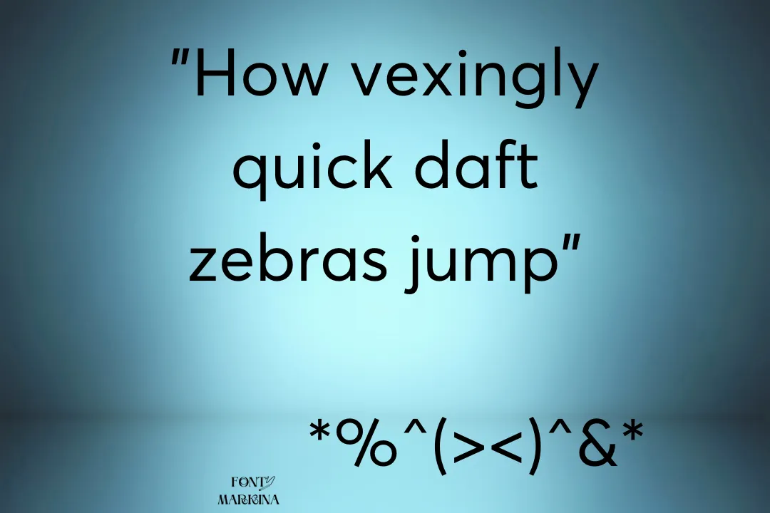Averta Font View