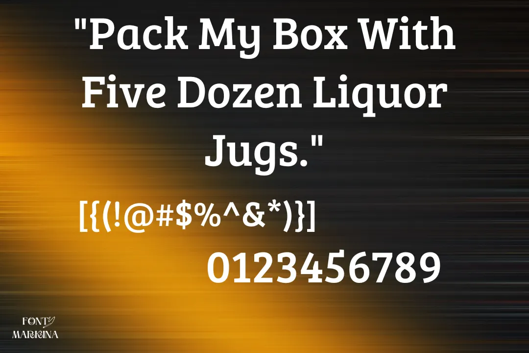 Bree Serif Font View