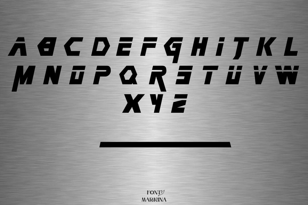 Metal Gear Solid Font View