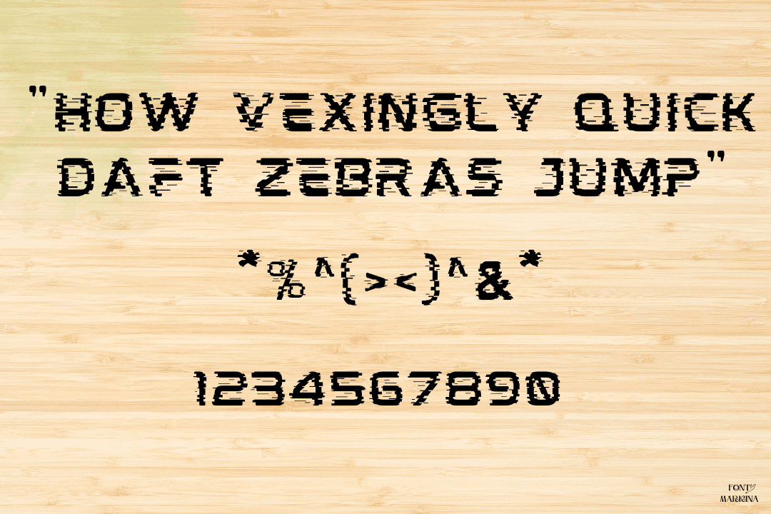 Doctor Glitch font