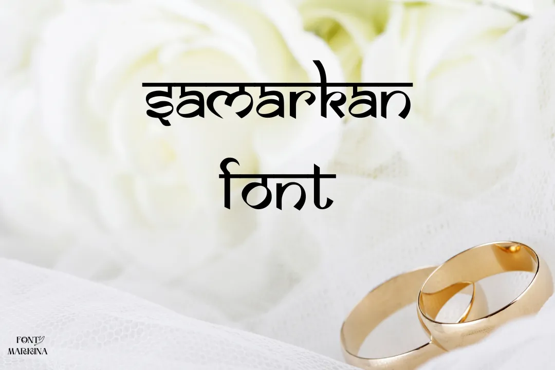 Samarkan Font