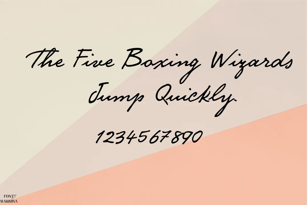Ataturks Signature Font 