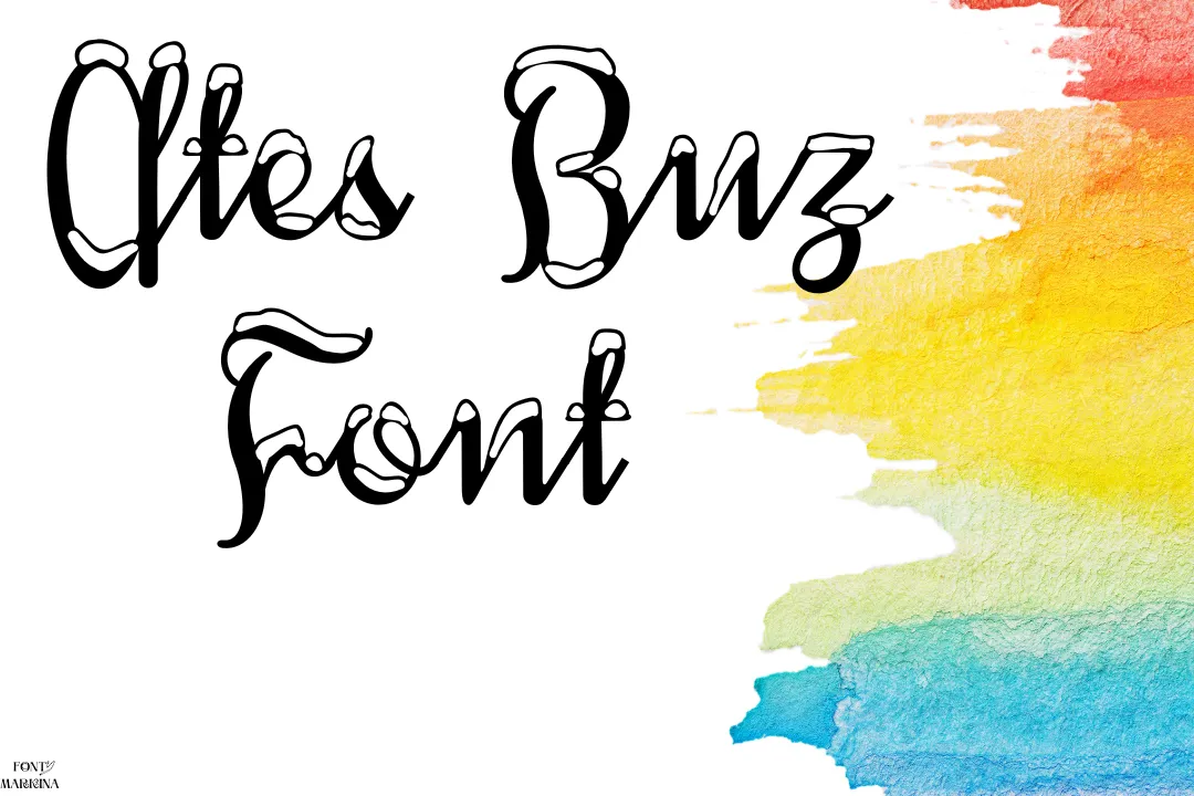 Ates Buz Font