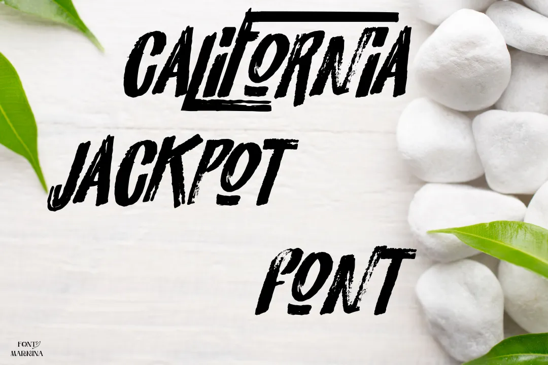 California Jackpot Font