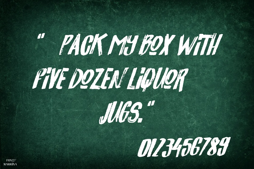 California Jackpot Font View