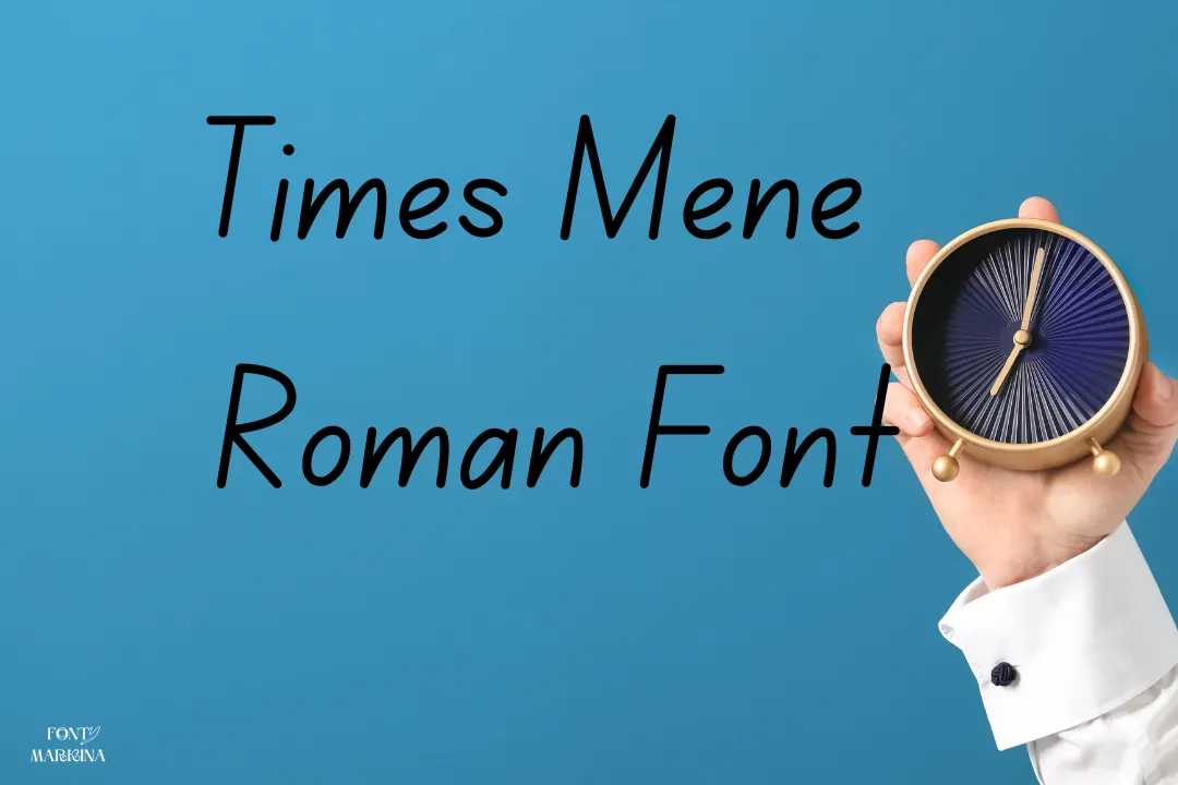 Times Mene Roman Font