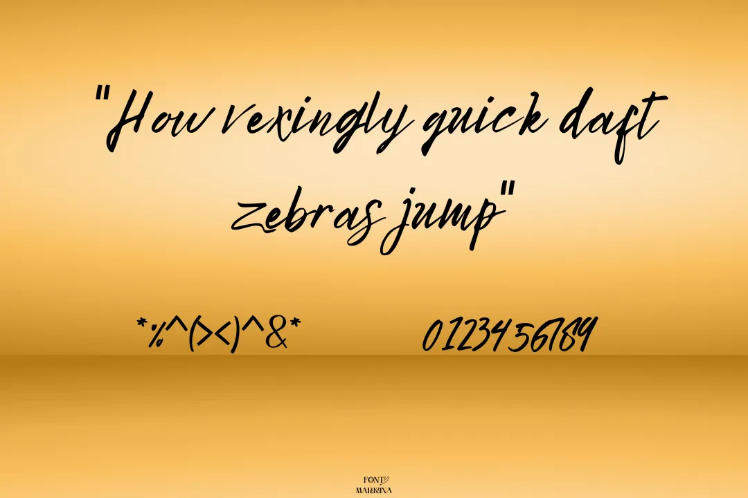 Bright Sunshine font