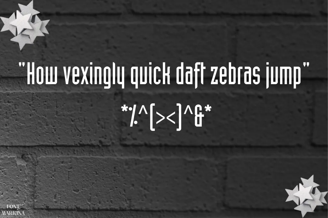 Industria Lt Std Solid Font view