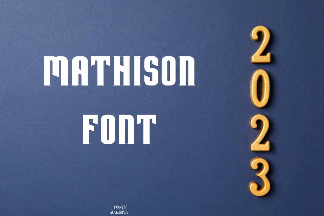 Mathison font