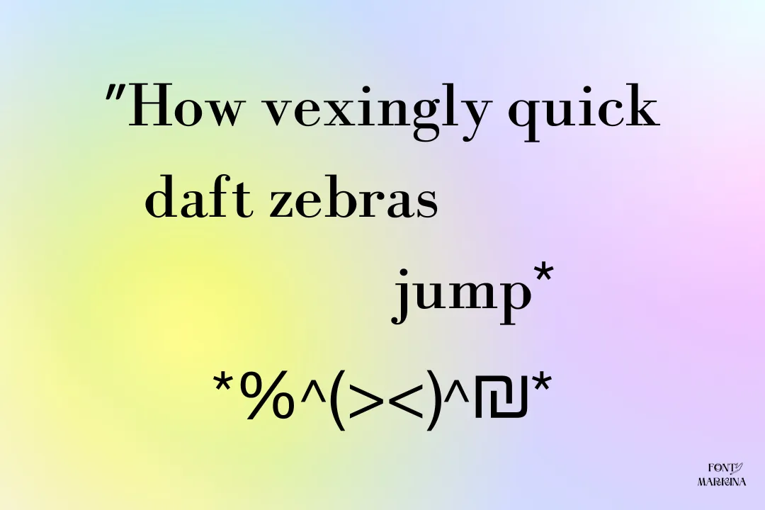 New Aster Font View