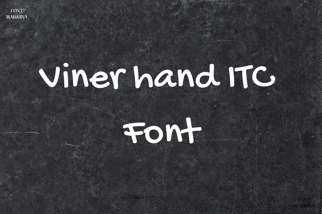 Viner Hand ITC Font