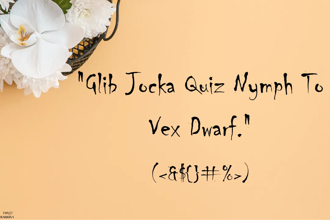 Chiller Font