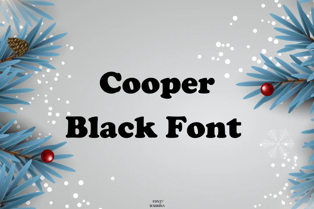Cooper Black Font