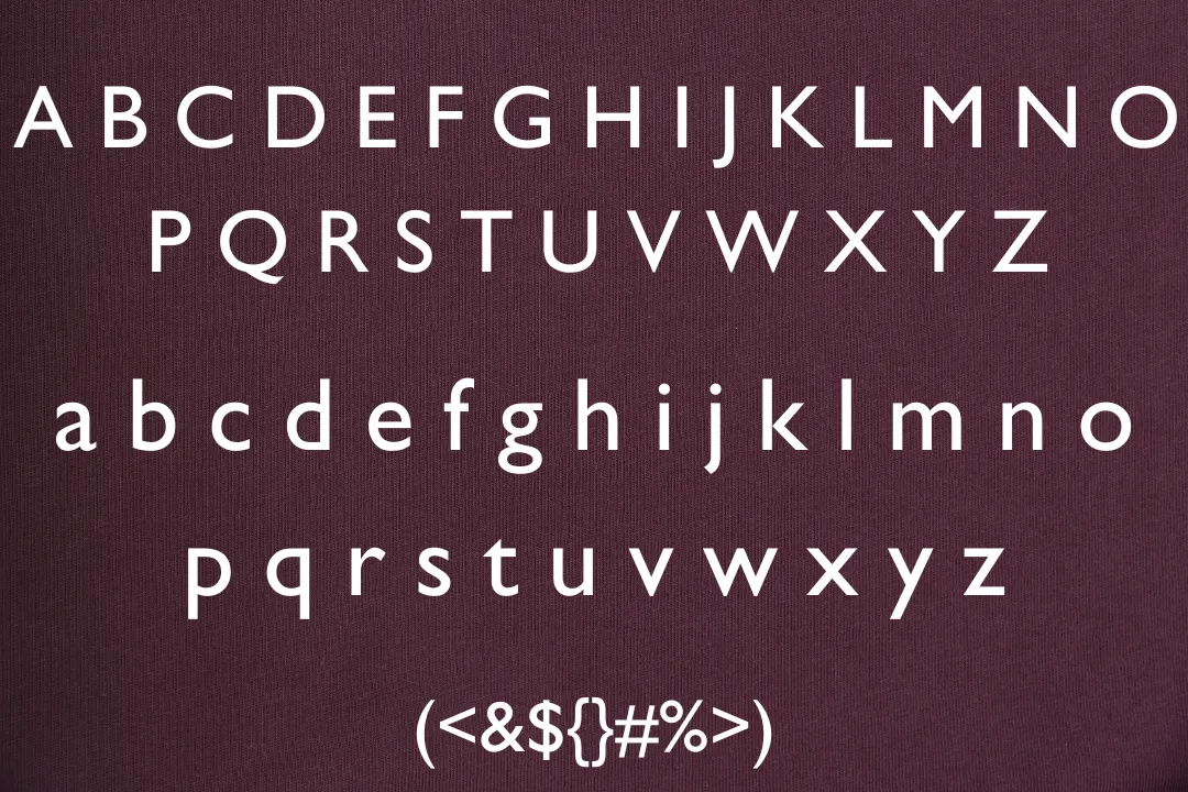 Gill Sans Font