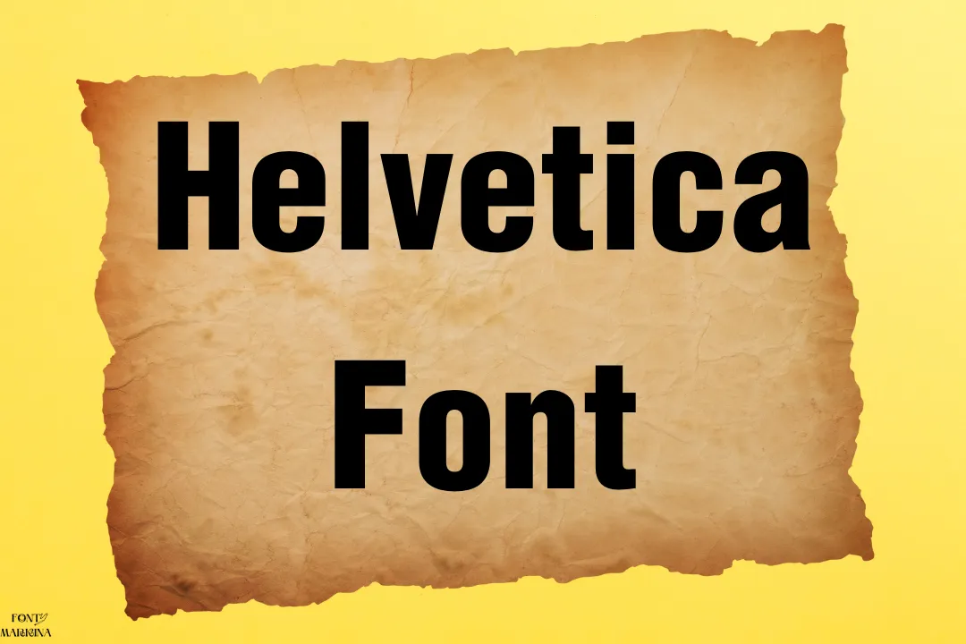 Helvetica font