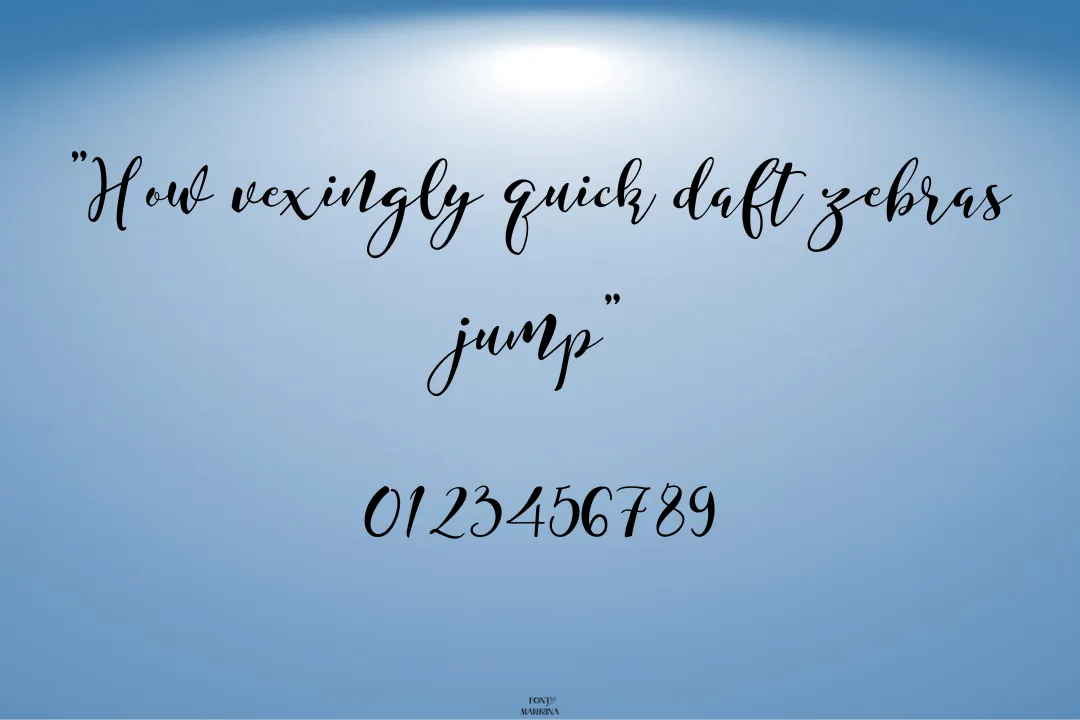 Marlowe Script font